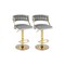 Adjustable Swivel Barstool Set of 2 for Kitchen Island and Cafe